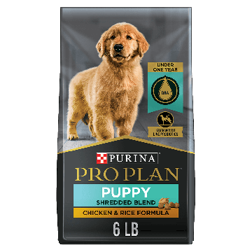 Purina Pro Plan Development Puppy Shredded Blend Chicken & Rice Dog Food - 6 lb bag
