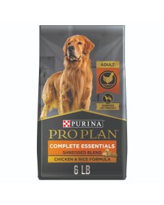 Purina Pro Plan Complete Essentials Adult Shredded Blend Chicken & Rice Dog Food - 6 lb bag 